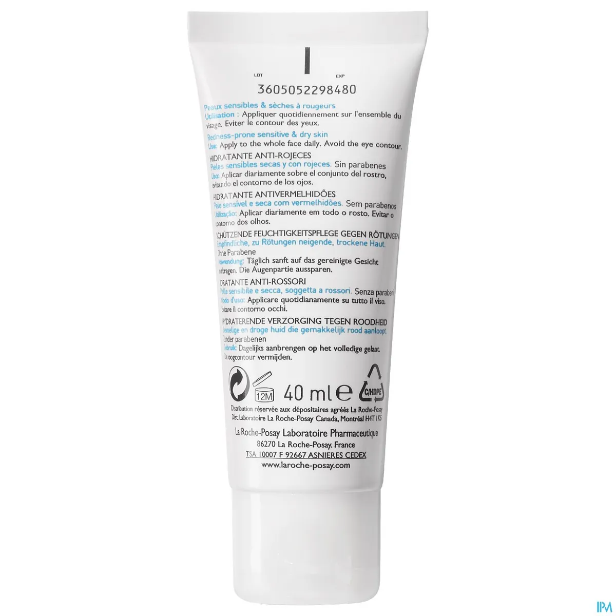 La Roche-Posay Rosaliac UV Rijk Hydraterende Verzorging tegen Roodheid 40ml