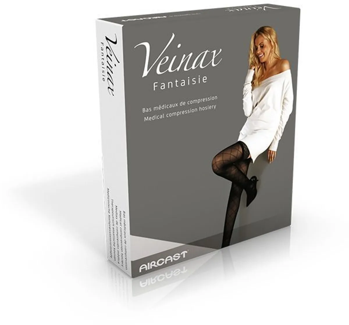 Veinax Fantasy Panty Grote Diamanten (Kleur Zwart - Klasse 2 - Maat 4)
