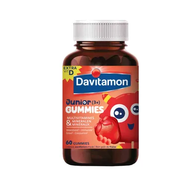 Davitamon Junior 60 Gummies Aardbei