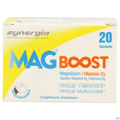 Mag Boost 20 Sachets Poudre Orodispersible