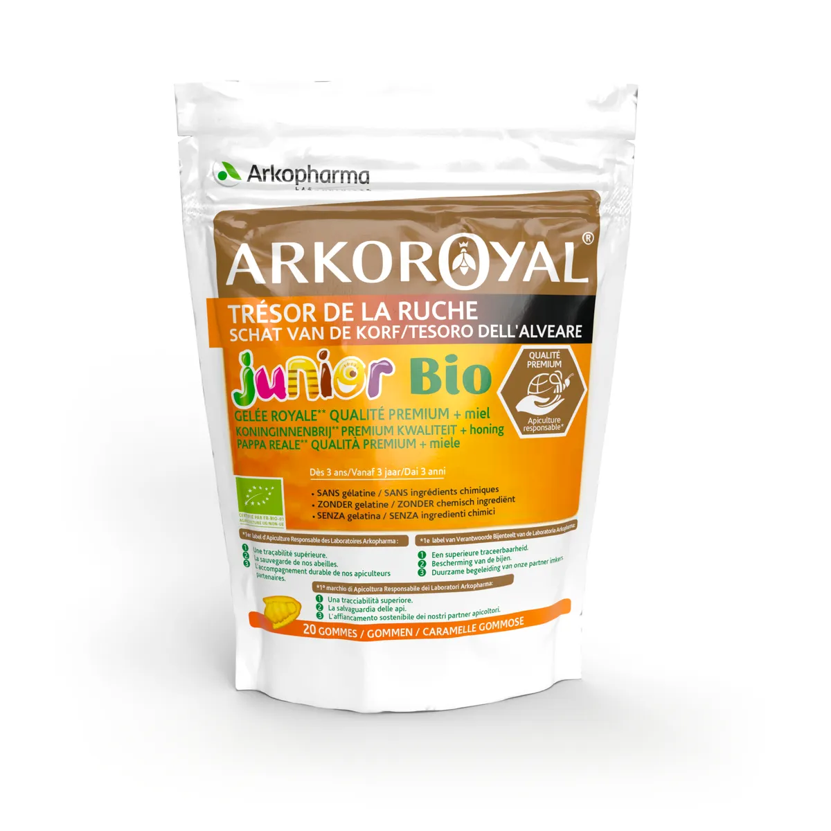 ArkoRoyal 20 Gommes à la Gelée Royale