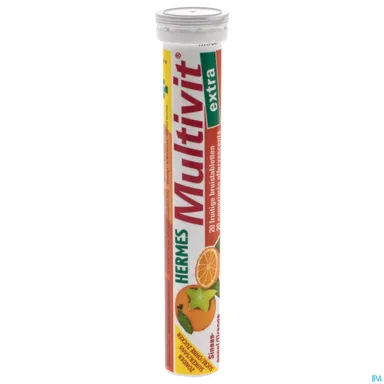 Hermes Multivit Extra 20 bruistabletten sinaasappel