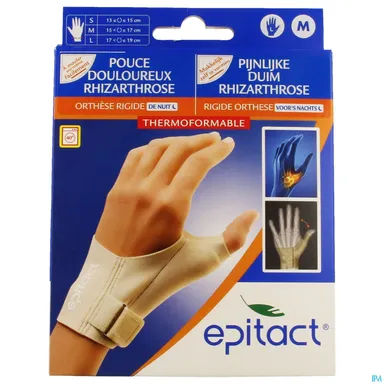 Epitact Stevige Orthese Nacht Duim Links M