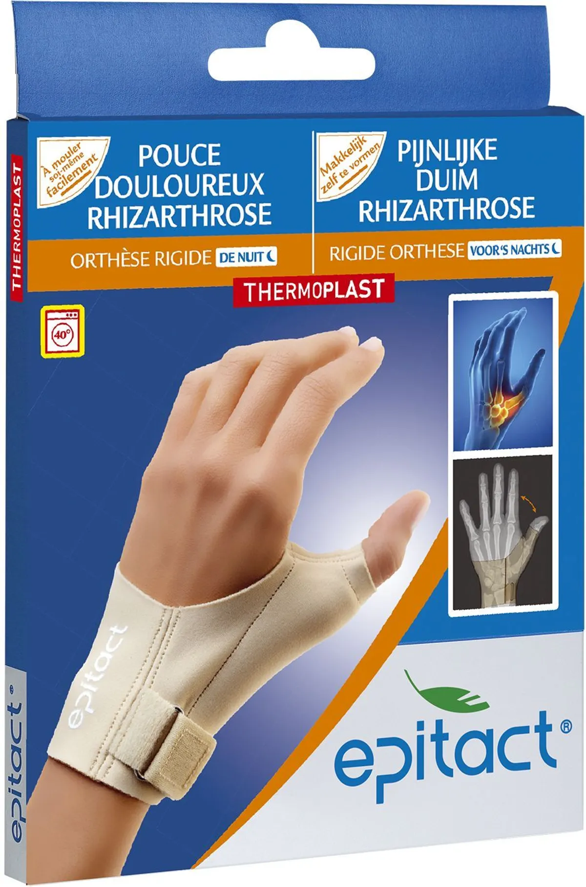 Epitact Orthese Rigide Nuit Pouce Gauche S