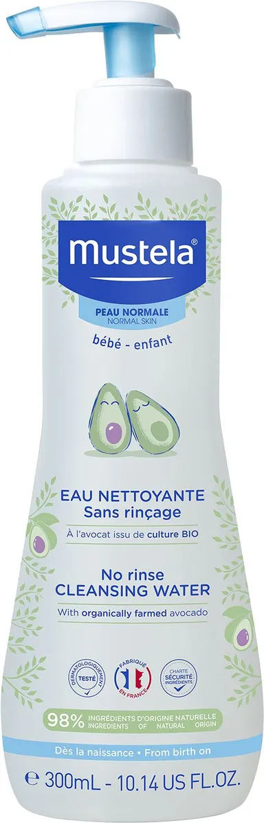 Mustela NH Reinigingswater Zonder Spoelen 300 ml