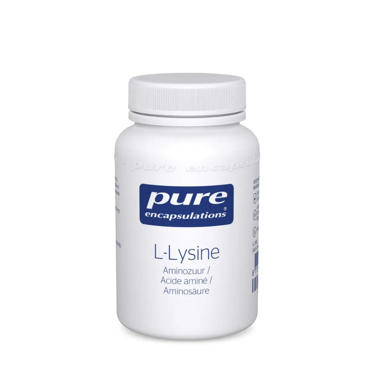 Pure Encapsulations L-Lysine Acide Aminé 90 Capsules