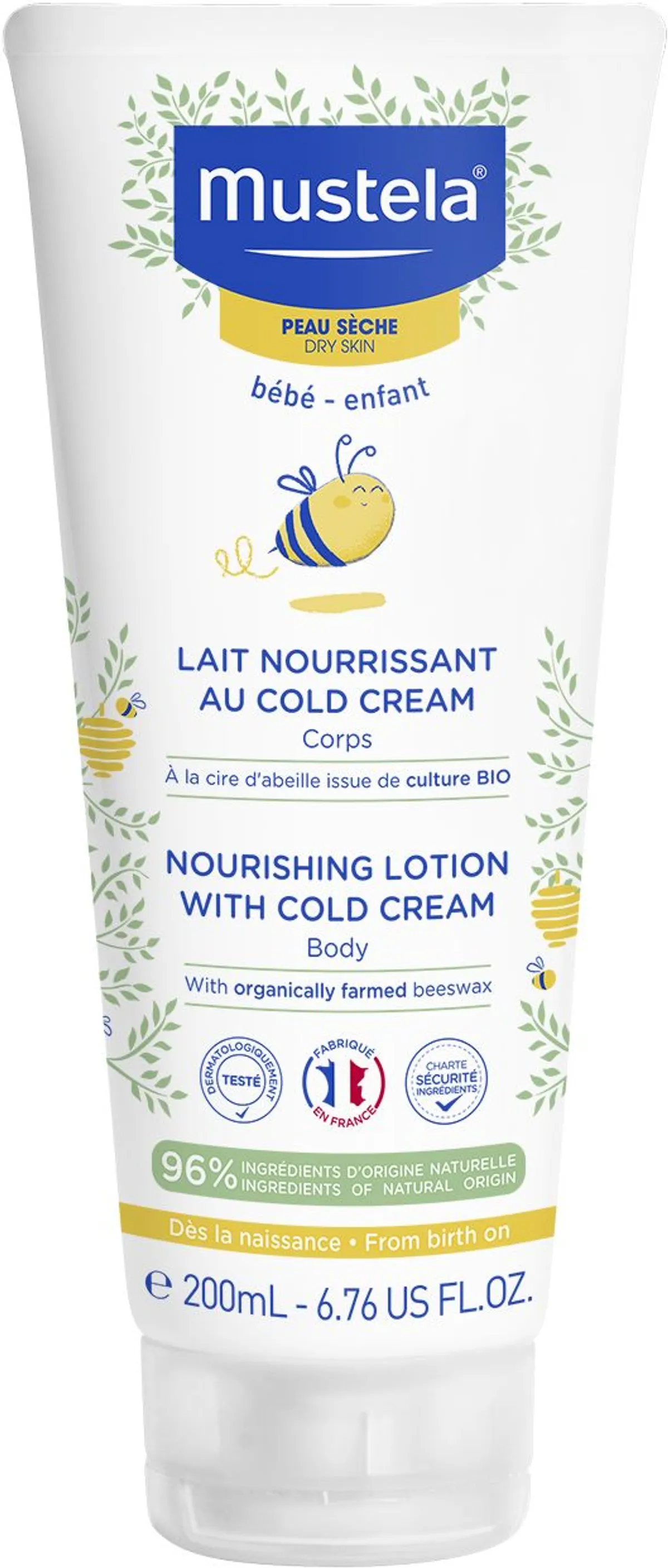Mustela DH Voedende Melk Cold Cream 200 ml