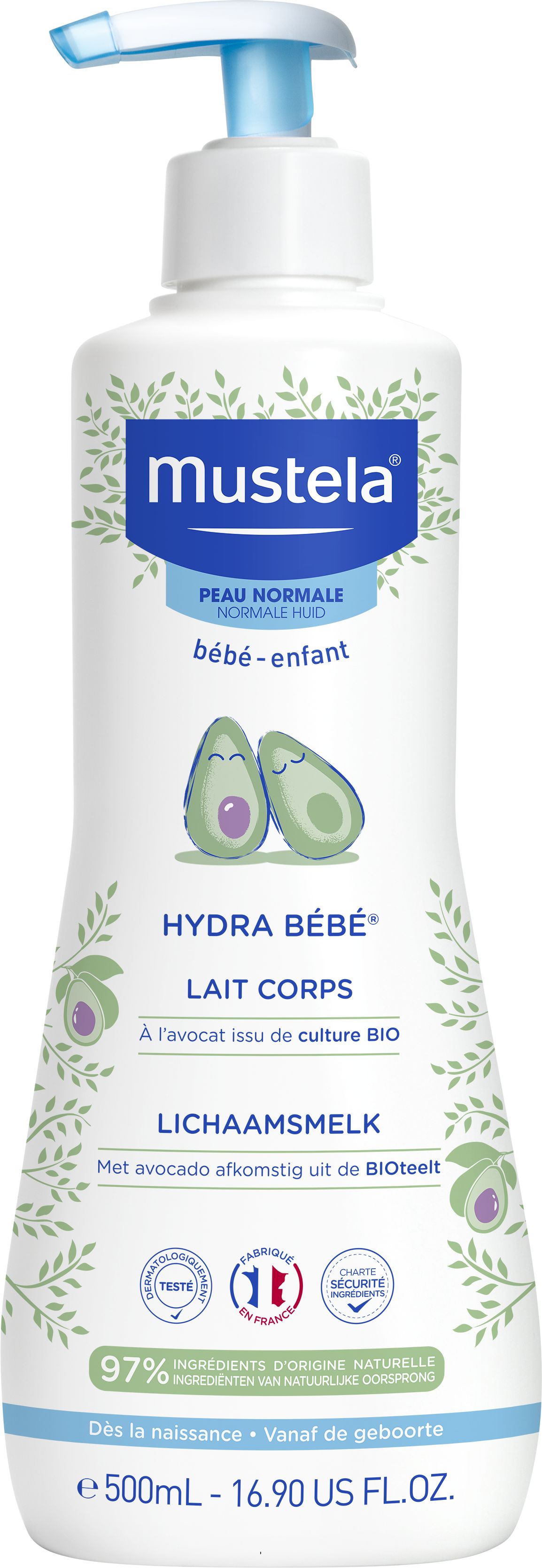 Mustela NH Hydra Baby Lichaamsmelk 500 ml