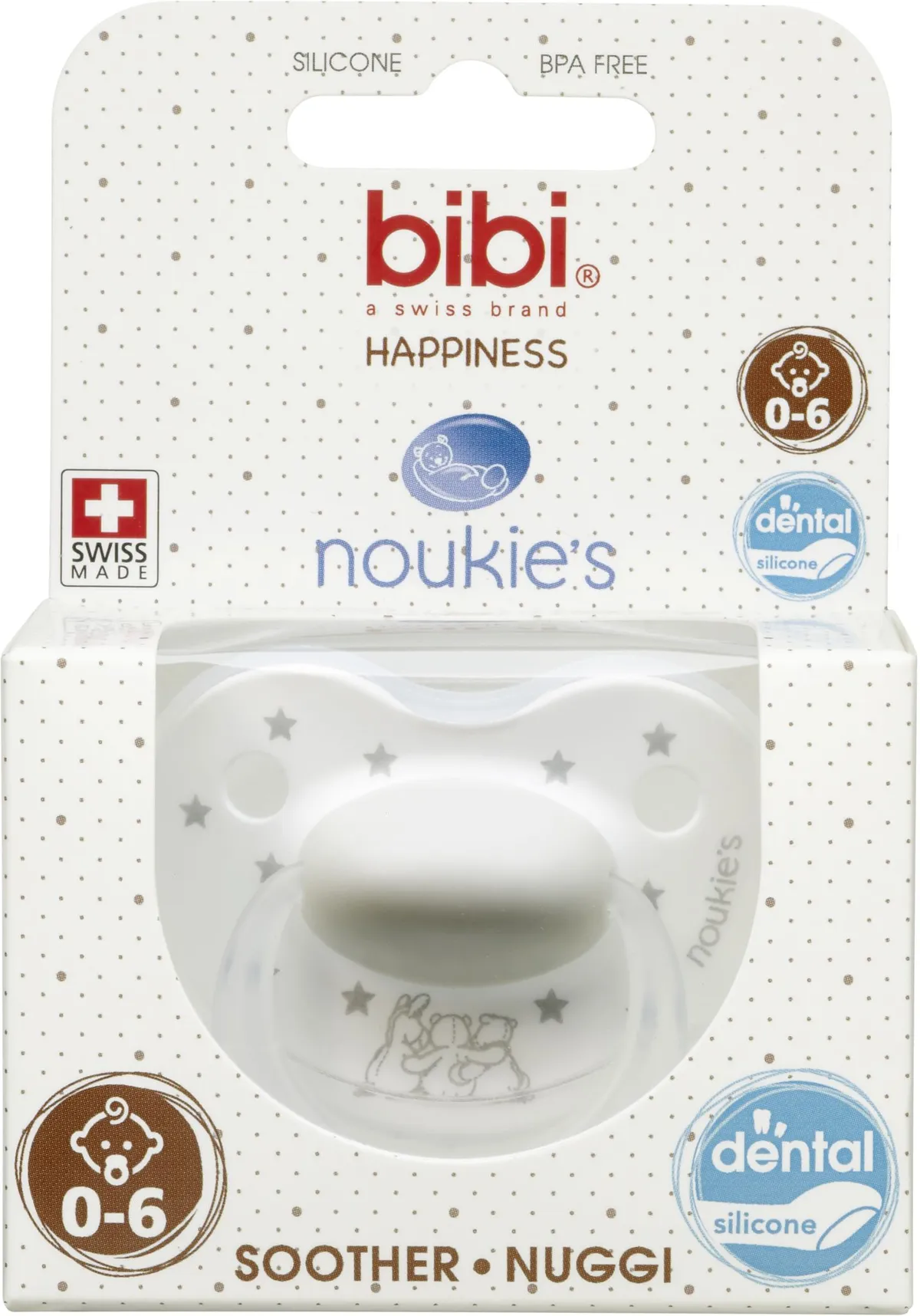 BIBI Sucette Happiness Noukie Star (de 0 à 6 mois)