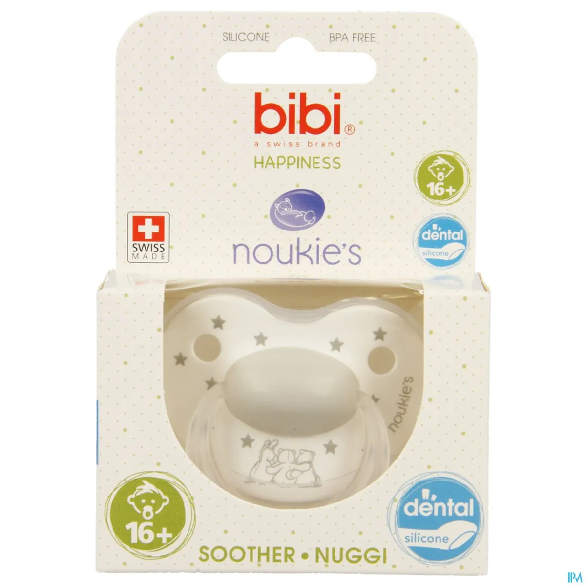 BIBI Fopspeen Happiness Noukie Star (meer dan 16 maanden)