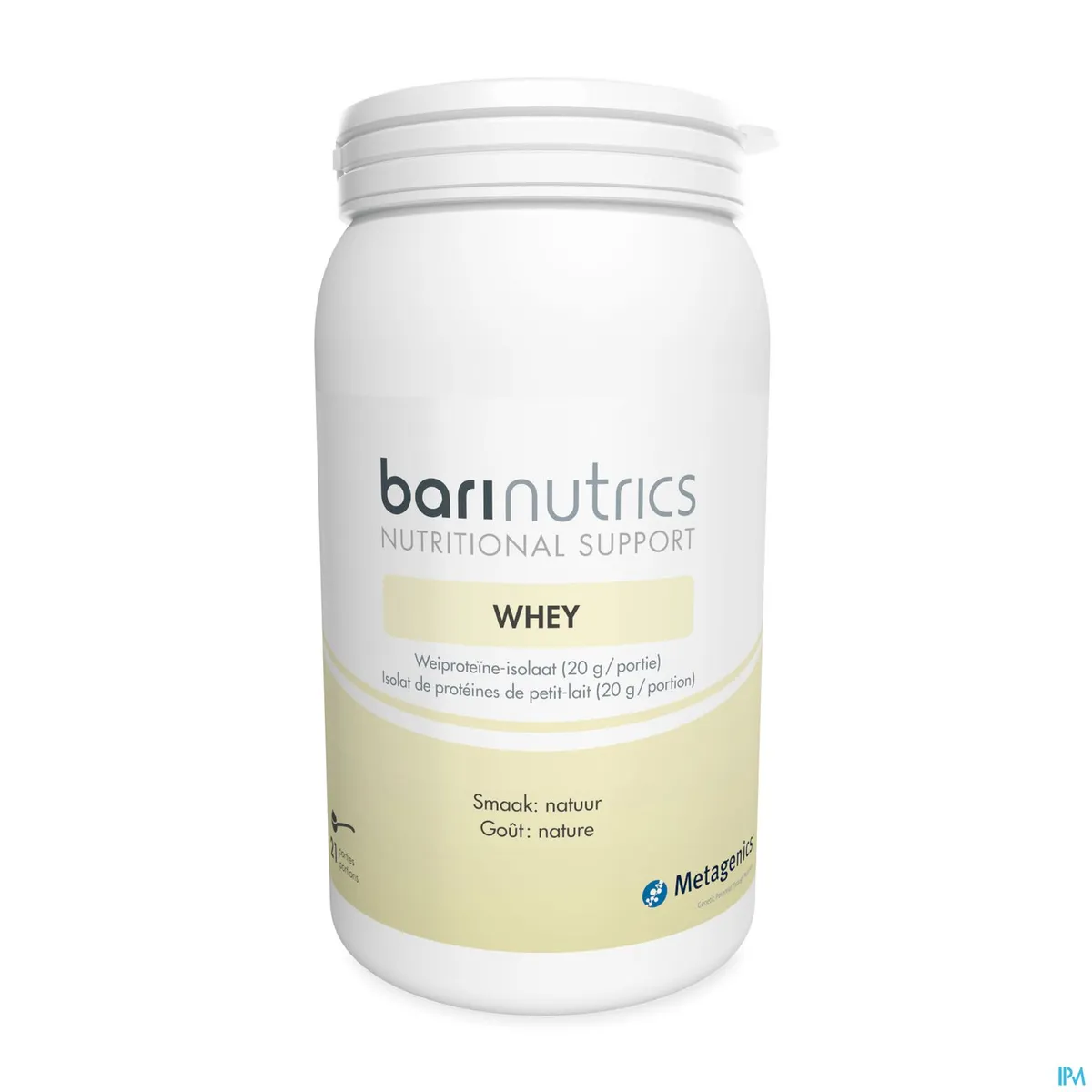 BariNutrics Weipoeder Natuur 21 Porties