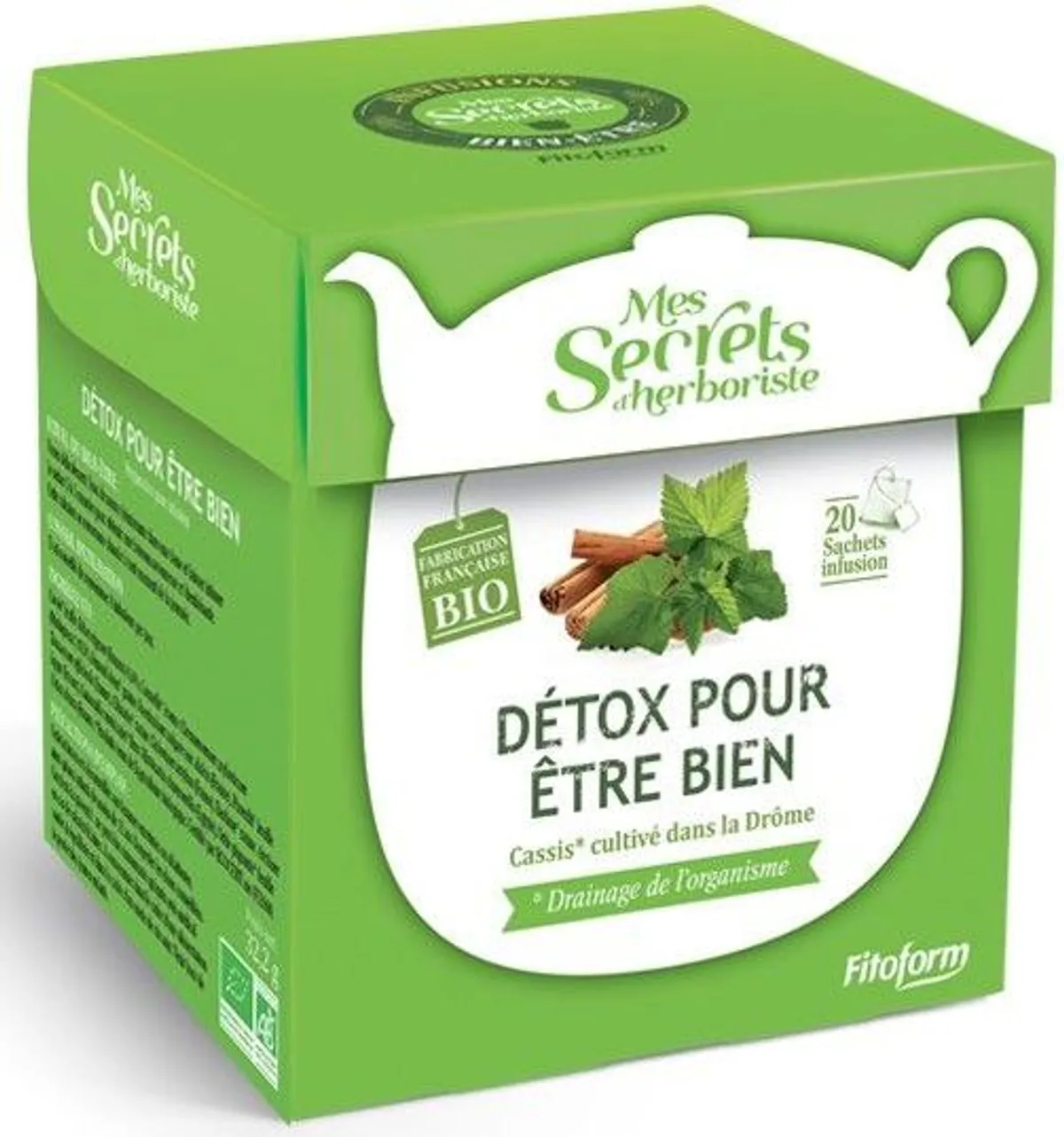 Mes Secrets Herboriste Detox Bien Etre 20 Sachets