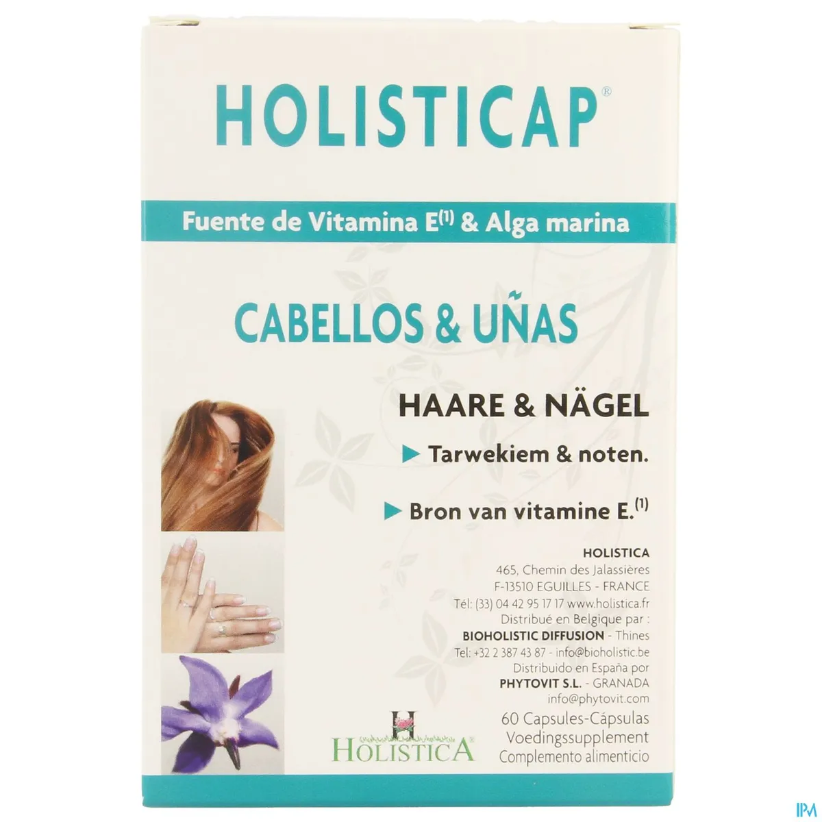 Holisticap Verzorging Haar-Nagels 60 Capsules