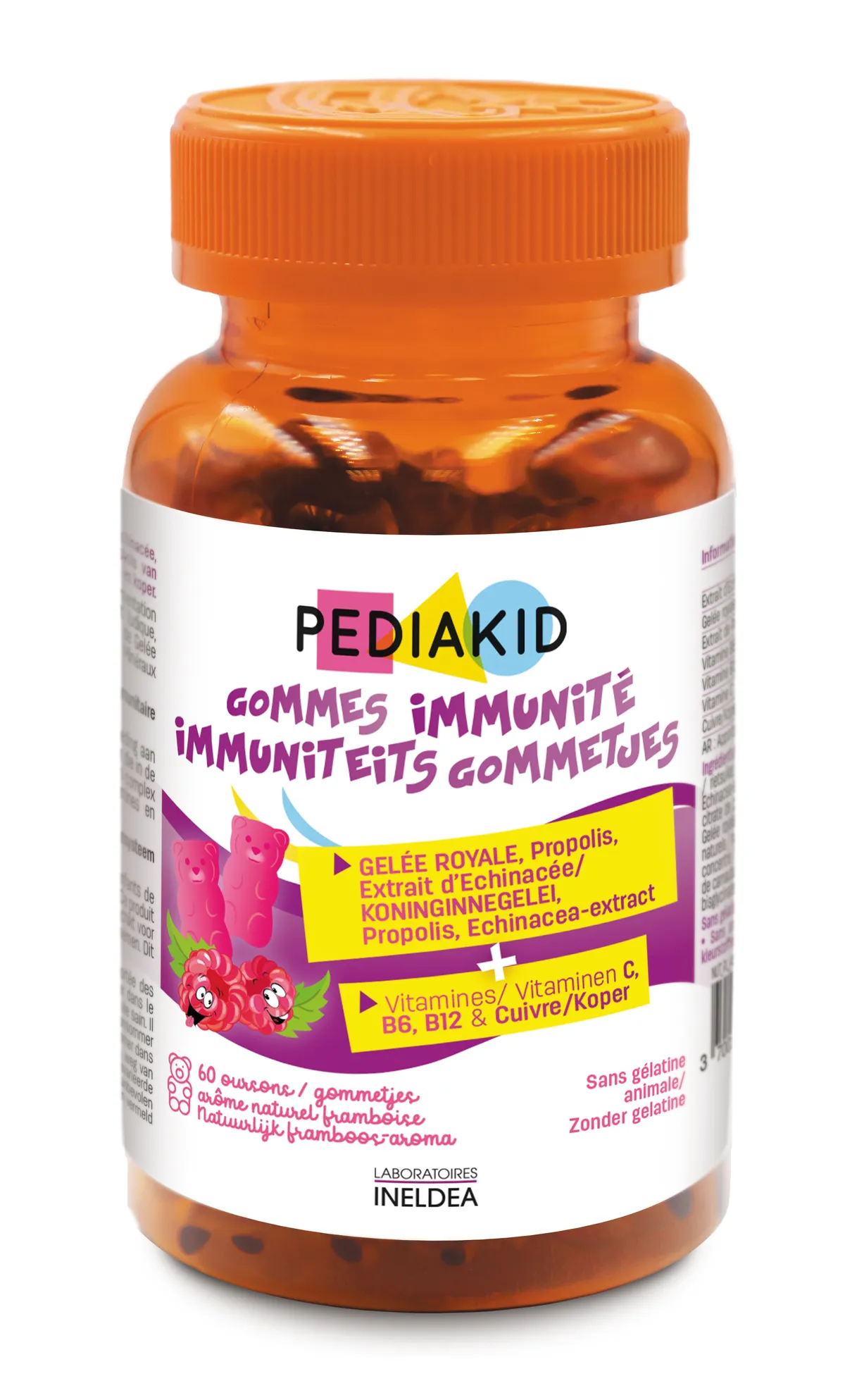 Pediakid Gummies Immuniteit 60 Kauwgommen
