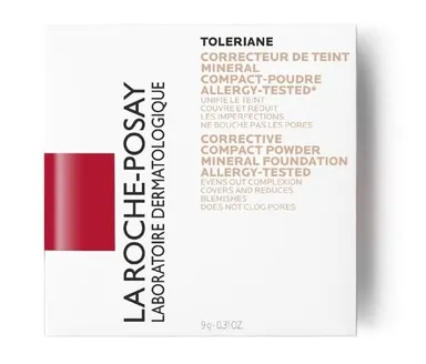 La Roche-Posay Toleriane Fond de Teint Minéral Compact-Poudre Correcteur 9g (Beige Clair)