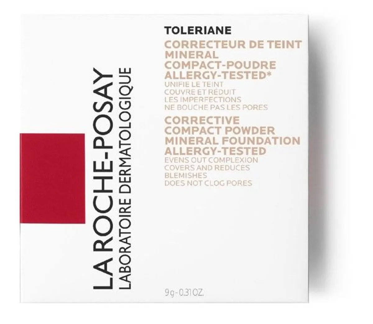 La Roche-Posay Toleriane Fond de Teint Minéral Compact-Poudre Correcteur 9g (Doré)