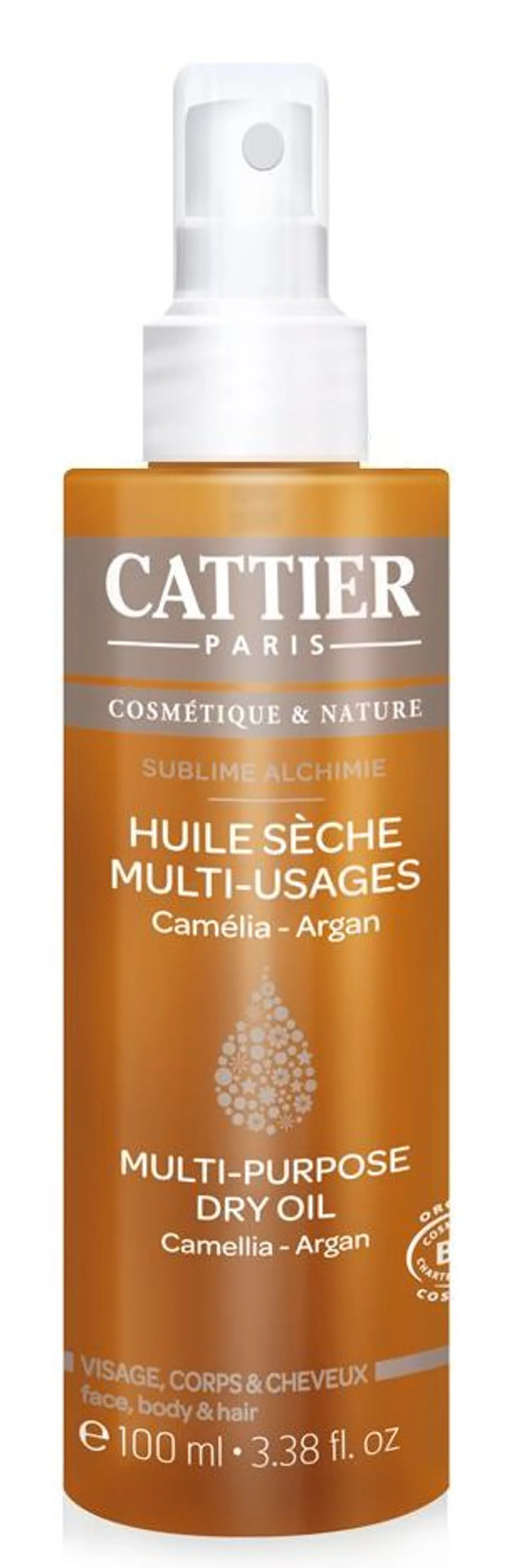 Cattier Sublime Alchimie Huile Sèche Multi-Usages Bio 100ml