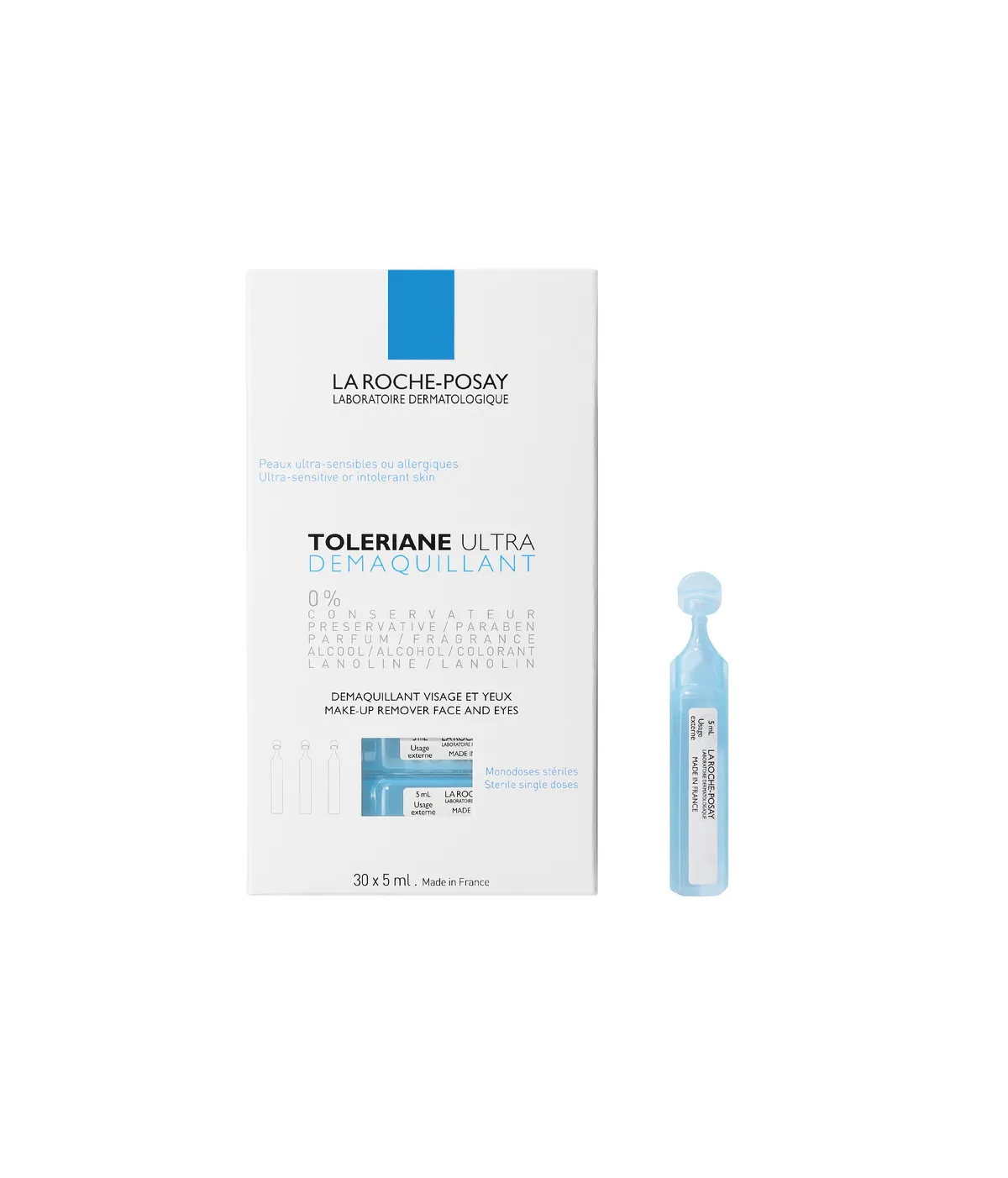 La Roche-Posay Toleriane Ultra Démaquillant Monodoses 30x5ml