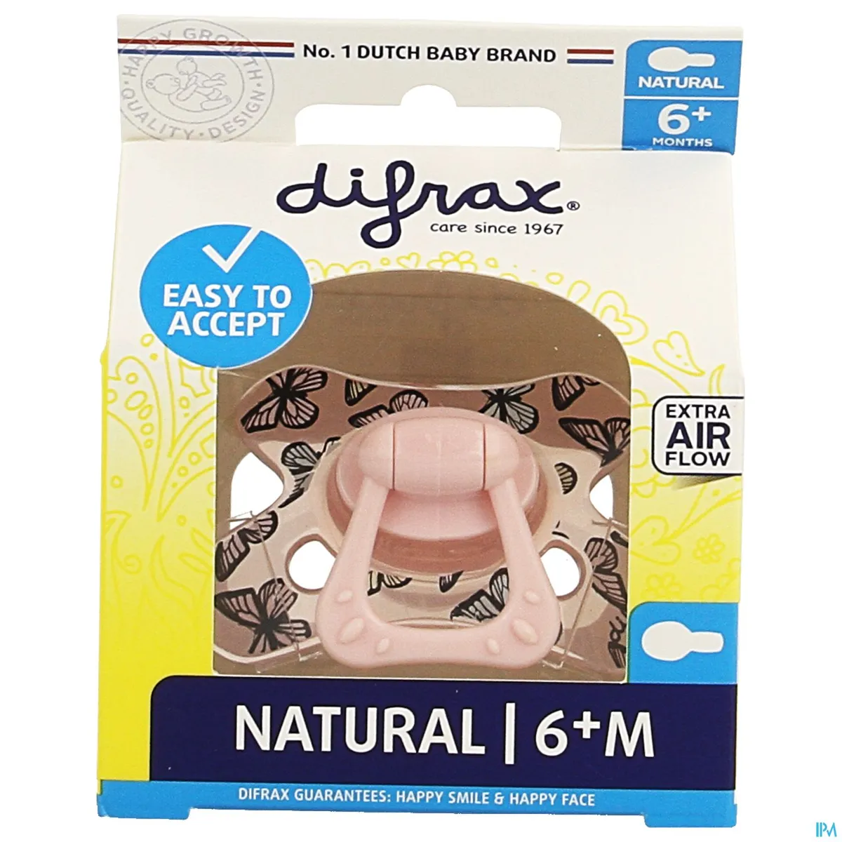 Difrax Fopspeen Natural 6+ M Girl