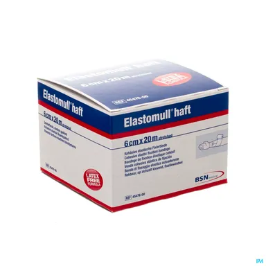 Elastomull Haft Latexvrij 6 cm x 20 m