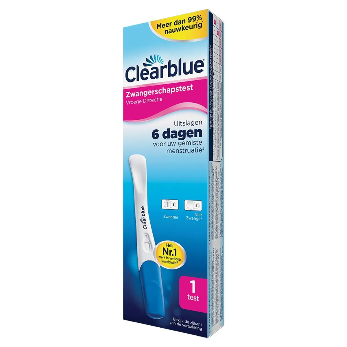 Zwangerschapstest Clearblue Vroege Detectie