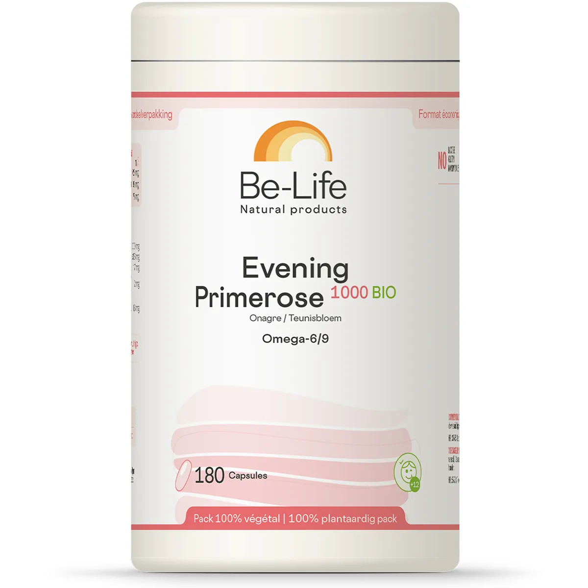 Be Life Evening Primrose 1000 Bio 180 Gélules