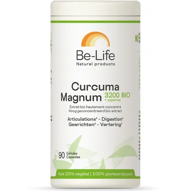 Be Life Kurkuma Magnum 3200 Bio 90 Capsules