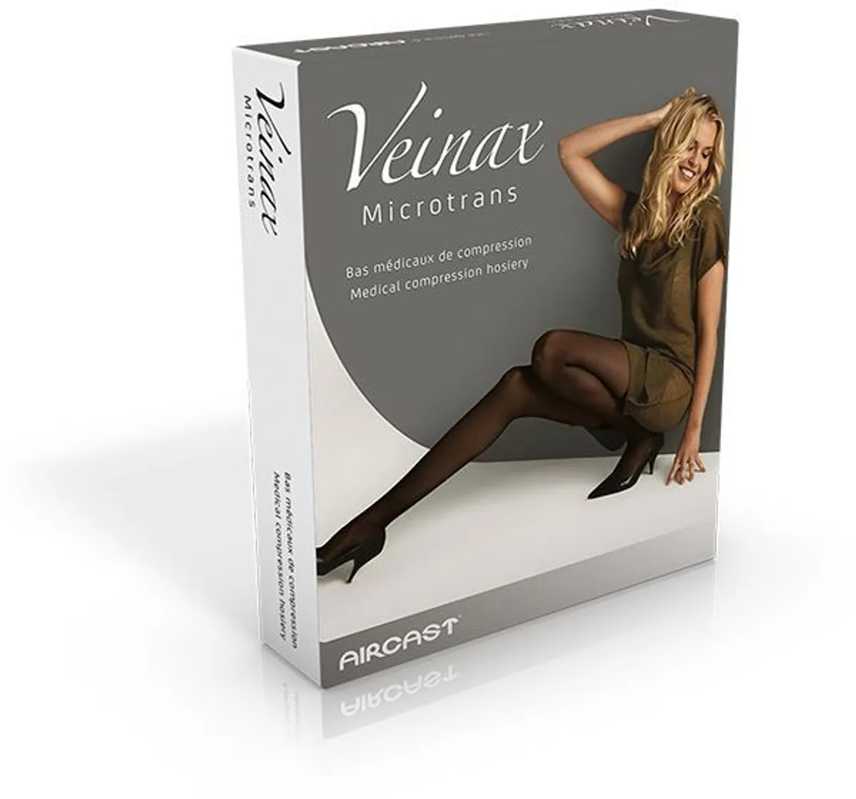 Veinax Microtrans Kniekousen (Kleur Beige - Klasse 2 - Maat 4)