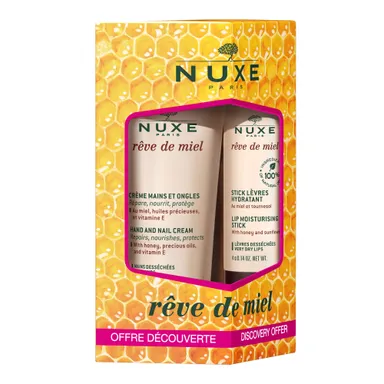 Nuxe Rêve De Miel Lipstick 4g + Handcrème 30ml