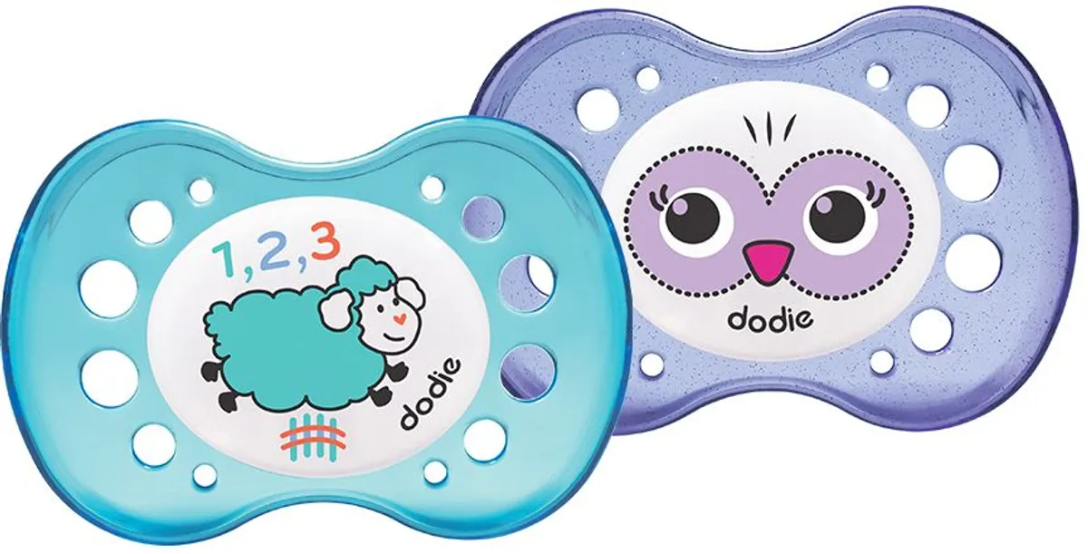 Dodie Sucette Anatomique Duo Nuit (+ 18 mois)