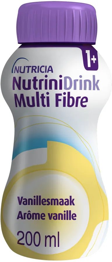 NutriniDrink Multi Fibre Vanillesmaak Fles 200ml