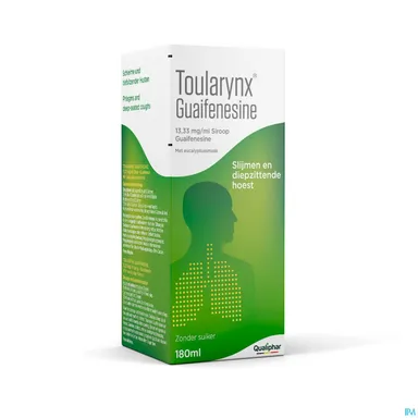 Toularynx Guaifesine 13,33 mg/ml sirop 180ml