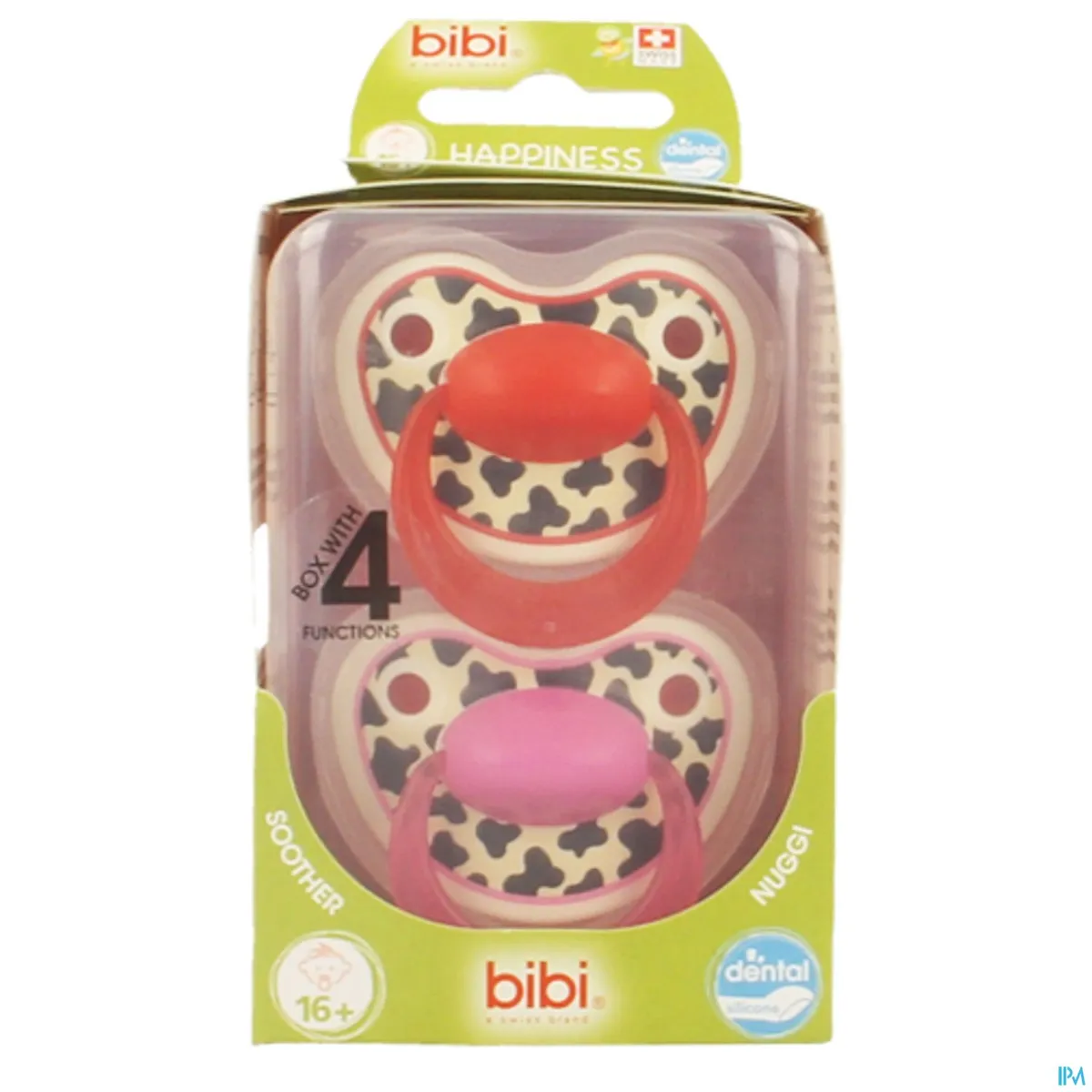 BIBI Happiness Fopspeen Tiger +16 maanden Duo