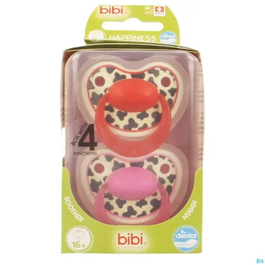 BIBI Happiness Fopspeen Tiger +16 maanden Duo