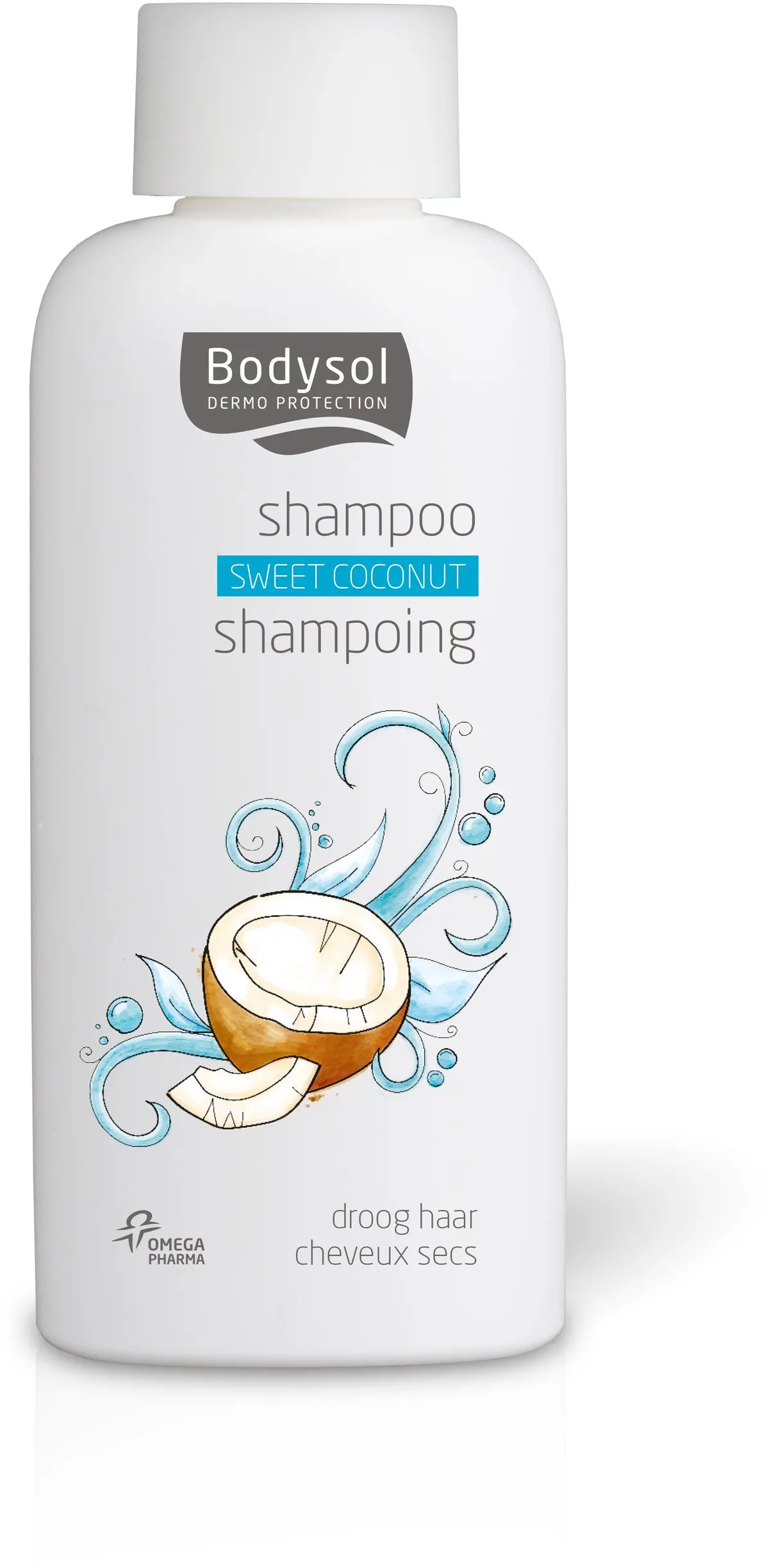 Bodysol Sweet Coconut Shampoing Cheveux Secs 200ml