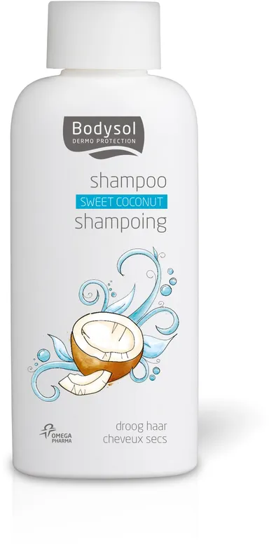 Bodysol Sweet Coconut Shampoing Cheveux Secs 200ml