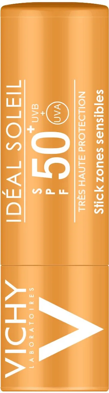 Vichy Capital Soleil IP50+ Stick 9g Zones Sensibles
