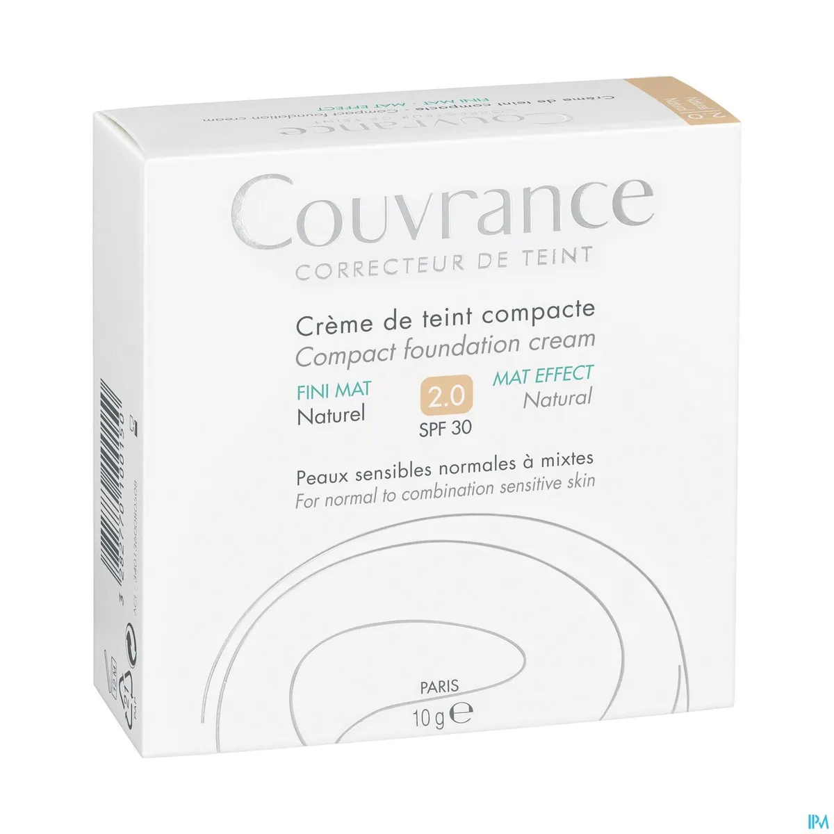 Avène Couvrance Getinte Compacte Crème Matte Afwerking 10g (Natuurlijke)
