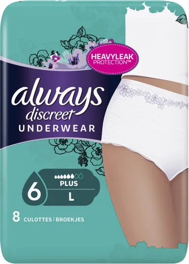 Always Discreet Plus Pants L Taille Haute 8