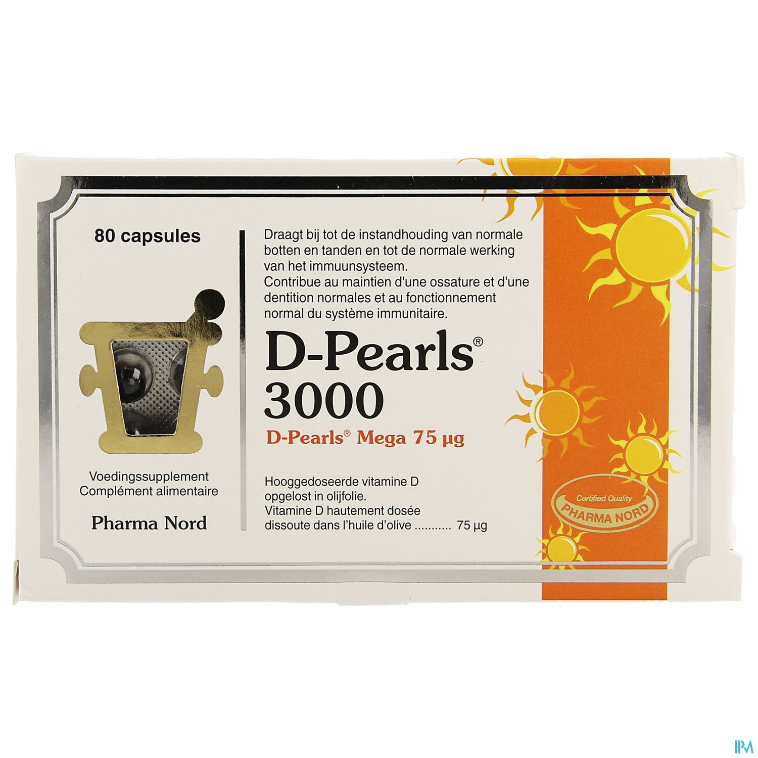 D-Pearls 3000 80 Capsules
