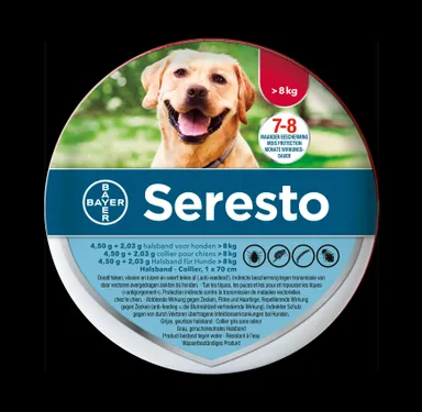 Seresto Dog 4,5 g + 2,03 Halsband > 8 kg