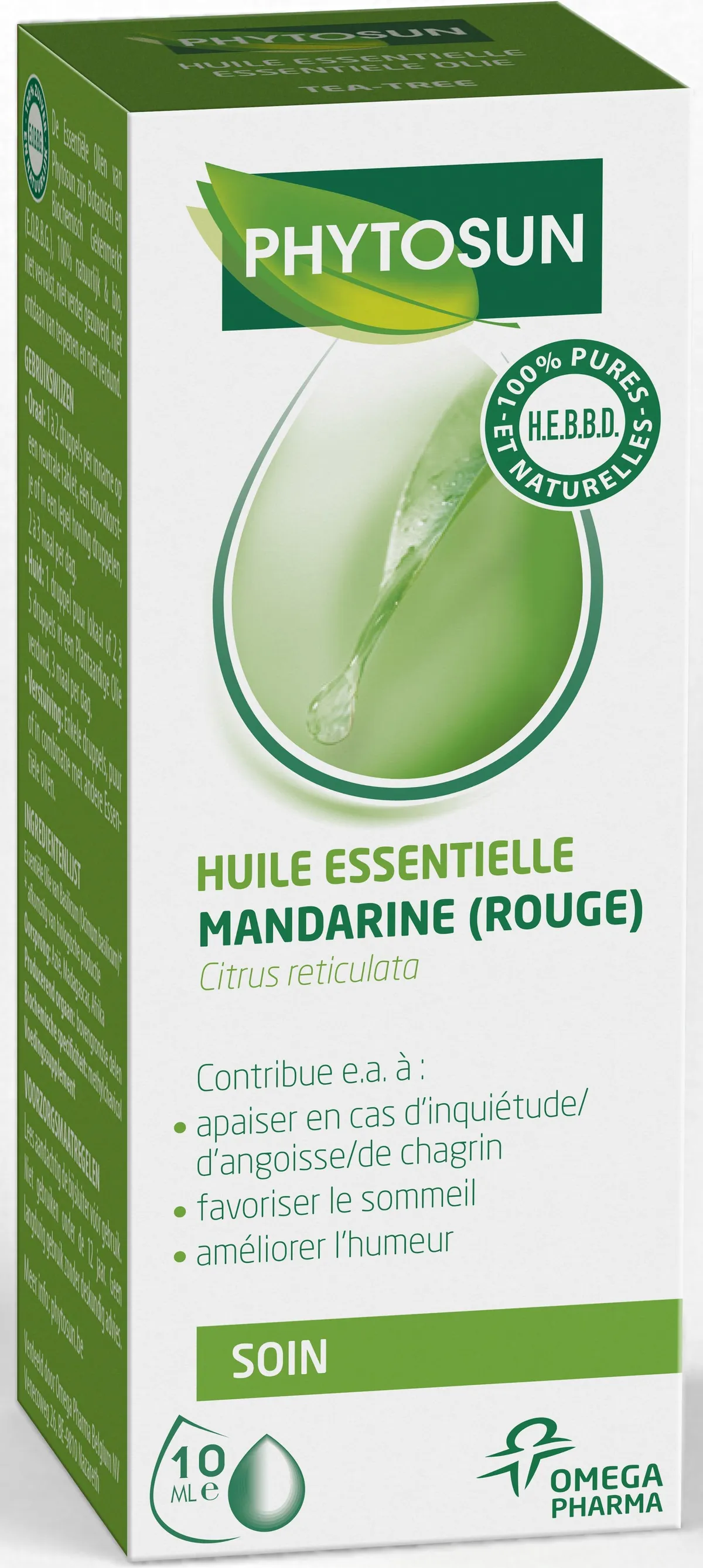 Phytosun Mandarine Rouge Huile Essentielle Bio 10ml