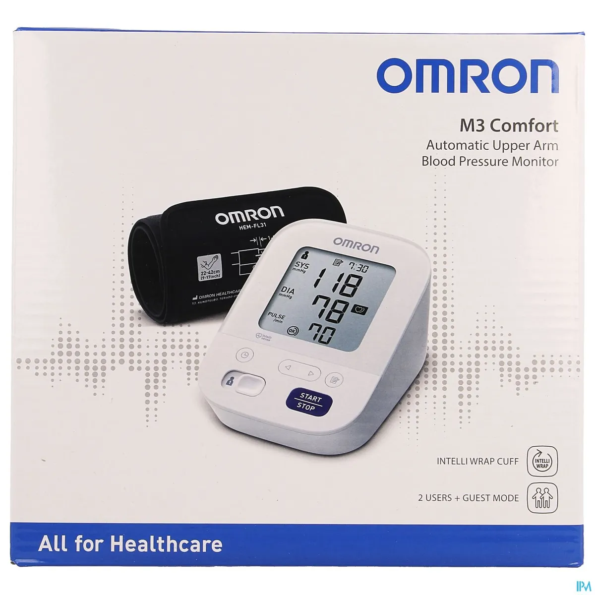 Omron M3 Comfort Bloeddrukmeter HEM-7155-E