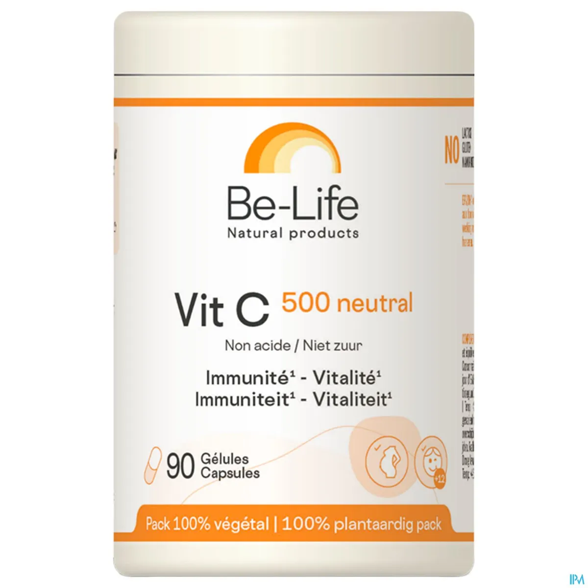 Be-Life Vit C 500 Neutral 50 Gélules