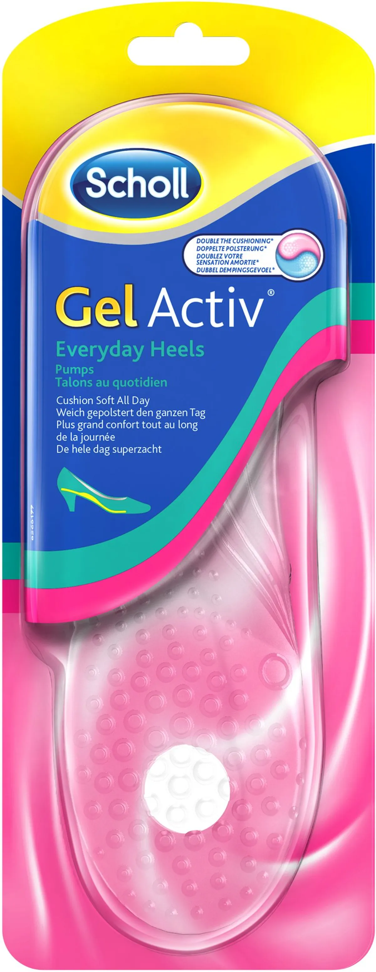 Scholl GelActiv Everyday Heels 2 Pièces