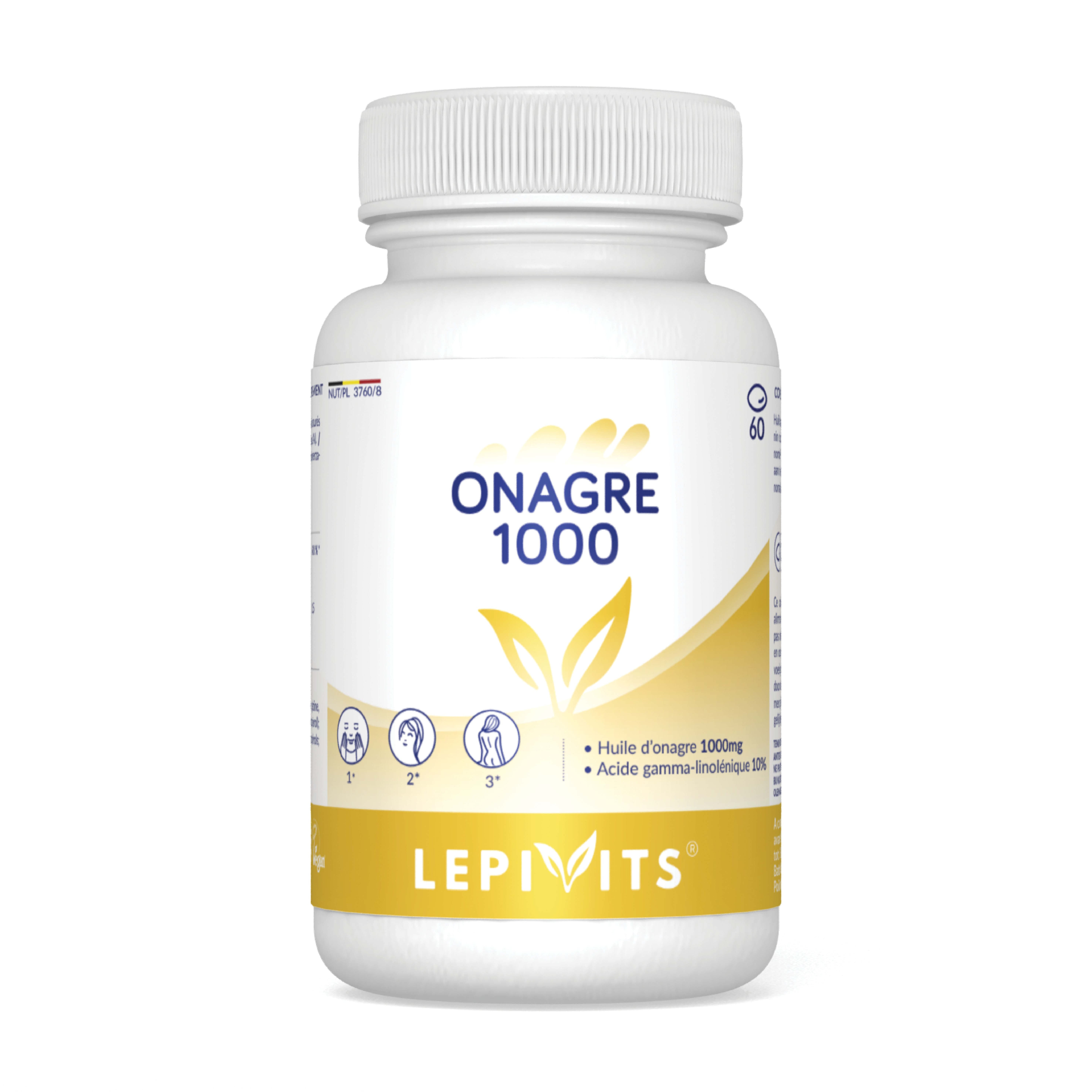 Lepivits Teunisbloemolie 1000 mg 60 Capsules - Lepivits