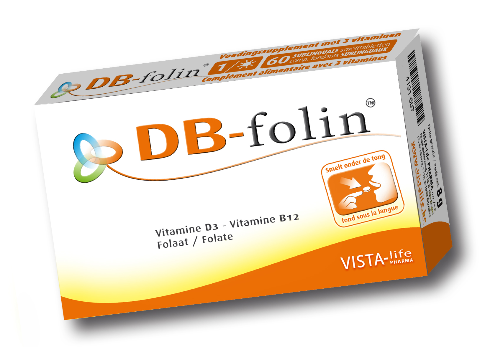 Vista DB-Folin 60 Smeltende Tabletten - Vista