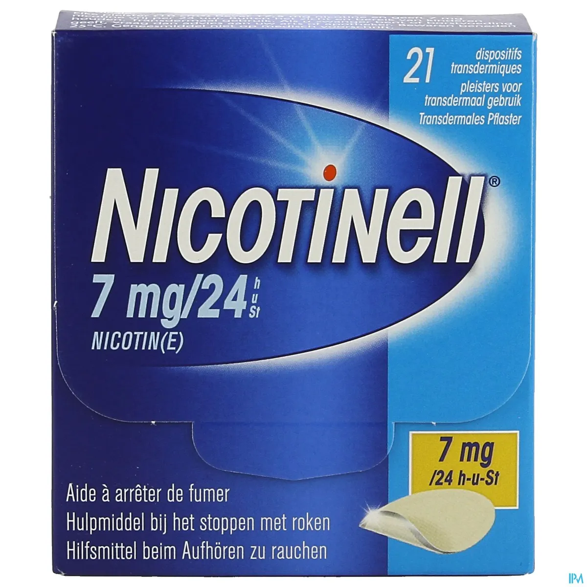 NICOTINELL 7MG/24H PLEISTER TRANSDERMAAL 21