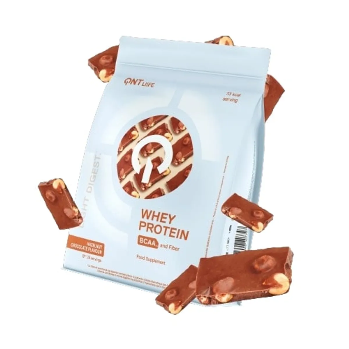 QNT Light Digest Protein Hazelnut Chocolate 500g