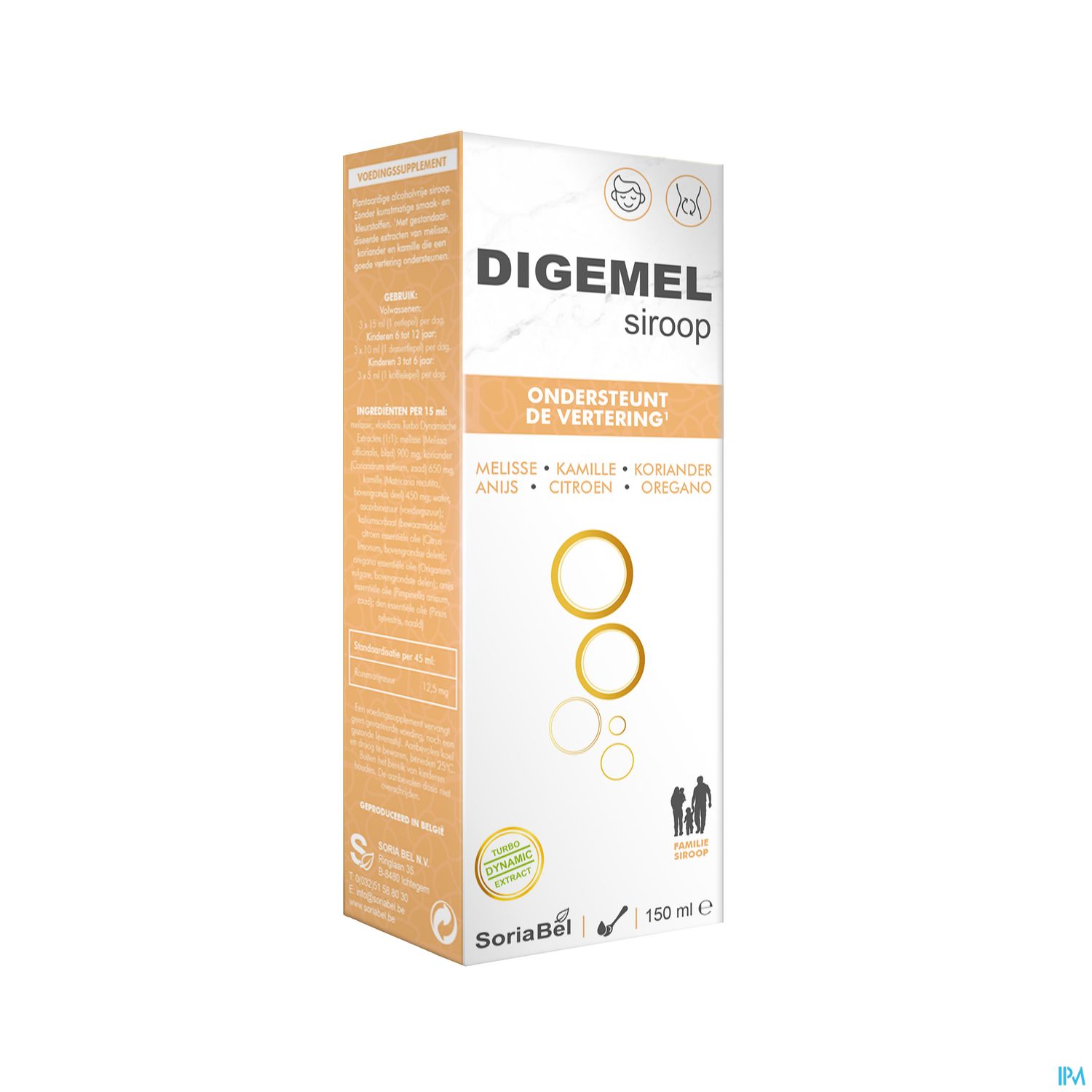 Soria Siroop Digemel 150 ml - Soria Natural